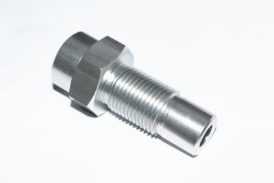 China Bright Silver Anodizing CNC Machined Aerospace Parts UNC Standard Threaded for sale