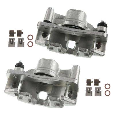 China 2x Front Brake Caliper with Bracket for Honda Civic 1990-2000 Civic del Sol CRX for sale