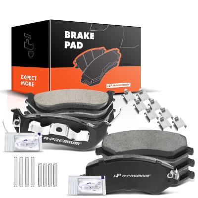 China 8pcs Front & Rear Ceramic Brake Pads with Sensor for Jeep Liberty 2003 2004 2005 2006 2007 SUV for sale