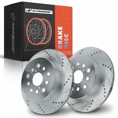 China Rear Drilled Brake Rotors for Lexus LS430 2001-2006 Base 4.3L for sale
