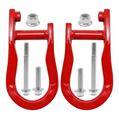 China 2x Red Front Tow Hooks for Chevy Silverado GMC Sierra 1500 2007-2019 for sale