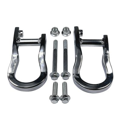 China 2x Chrome Front Tow Hooks for Chevrolet GMC Silverado Sierra 1500 2007-2019 for sale