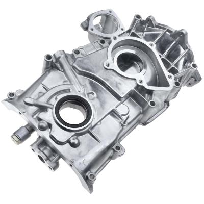 China Engine Timing Cover With Oil Pump for Nissan 240SX 1991-1994 L4 2.4L DOHC for sale