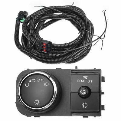 China Headlight Switch with Fog Lights for Chevrolet GMC Sierra 1500 2007-2013 2500 for sale