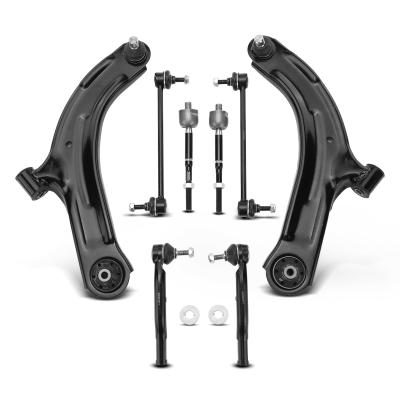 8x Control Arm & Sway Bar Link & Tie Rod End & Ball Joint for Nissan Versa