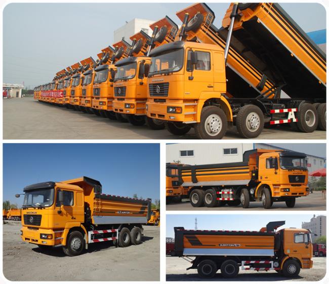 Shacman F2000 F3000 8X4 12 Wheels Used Tipper Dump Truck