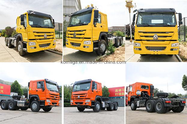 New Sinotruk HOWO 6X4 371HP 380HP Trailer Tractor Head Truck