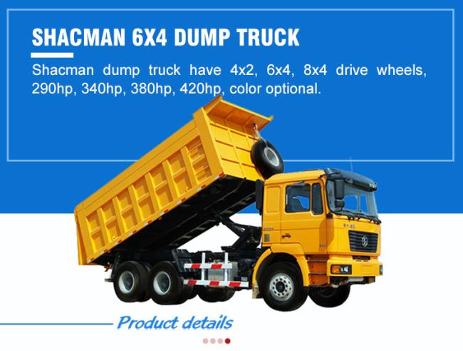 Factory Price F2000 F3000 M3000 Shacman 6X4 Tipper Truck
