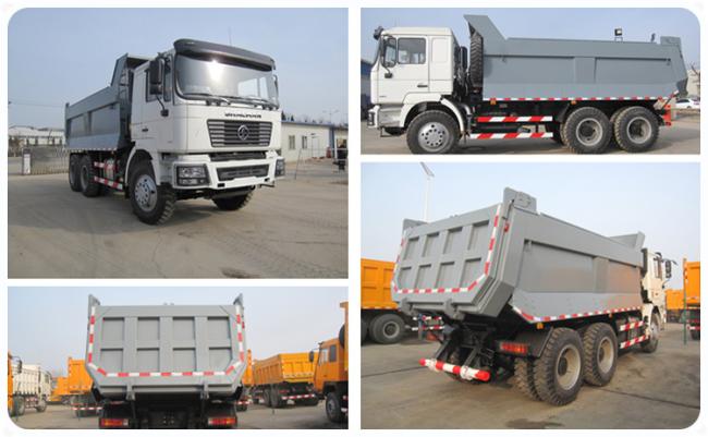 Sinotruk HOWO Shacman Rear Dumping Tipping Lorry Dump Truck for Mine