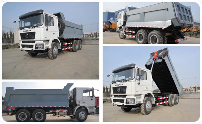 Sinotruk HOWO Shacman Rear Dumping Tipping Lorry Dump Truck for Mine
