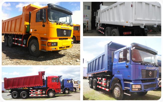 336HP 371HP Heavy Duty Dumper Shacman F2000 6X4 Euro 2 Dump Truck