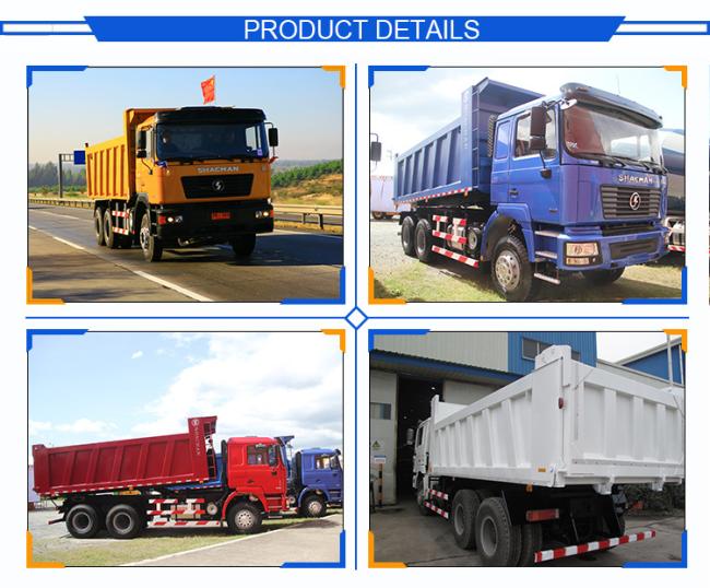 Shacman 6X4 10 Wheels Used Dump Truck for 30t-50t Cargo