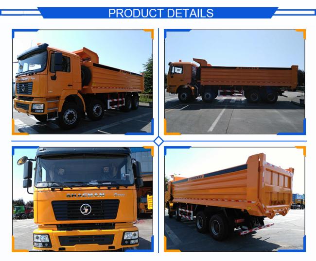 Shacman 8*4 336HP 371HP Heavy Duty Dump Dumper Tipper Truck