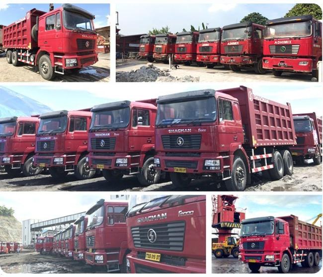 380HP 6X4 Used Shacman Tipper Truck Hydraulic System for Sale