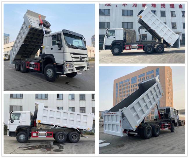 6X4 Sinotruk HOWO 10 Tires Volume Sand Tipper Truck Sizes
