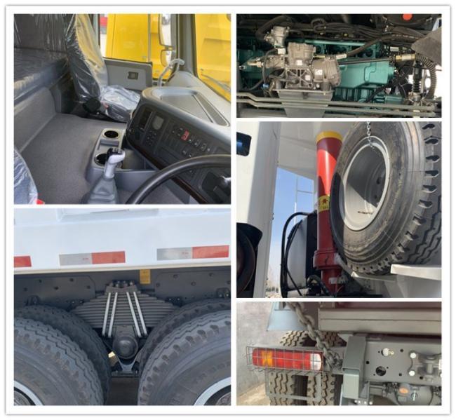Sinotruck HOWO 12 Tires 28 30 Cubic Meters 40 Tons Tipper Truck Parts