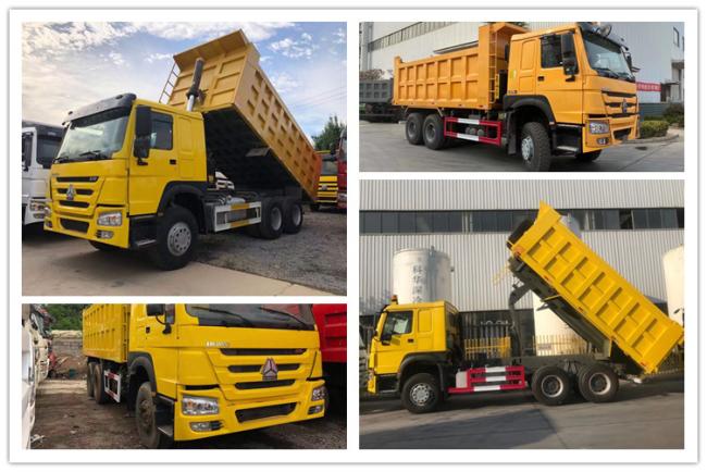 Sinotruk HOWO 375 371 HP Sany Dump Truck Second Hand 6X4
