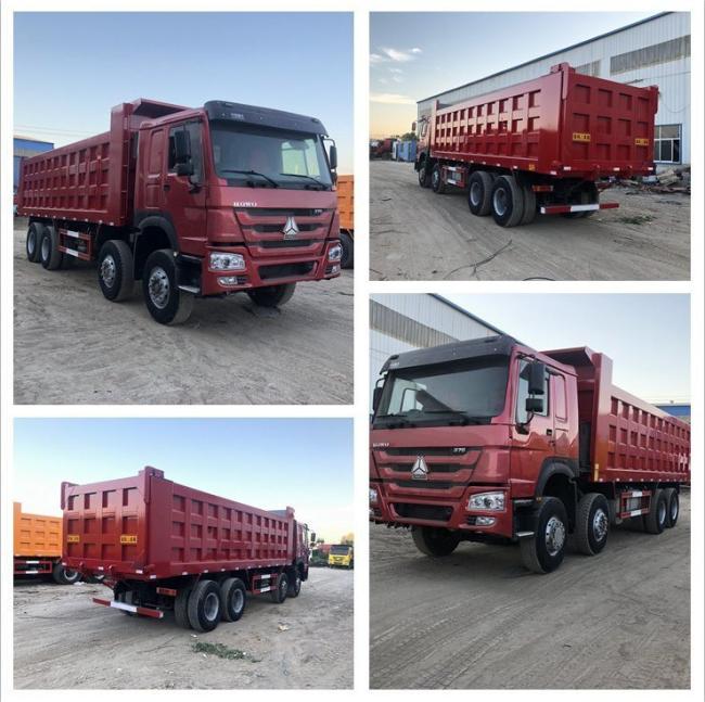 Sinotruk HOWO 70 Ton Tipper Truck 12 Wheel Dump Truck Capacity