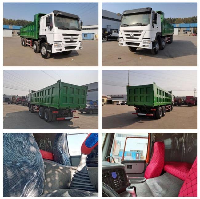 Sinotruk HOWO 70 Ton Tipper Truck 12 Wheel Dump Truck Capacity