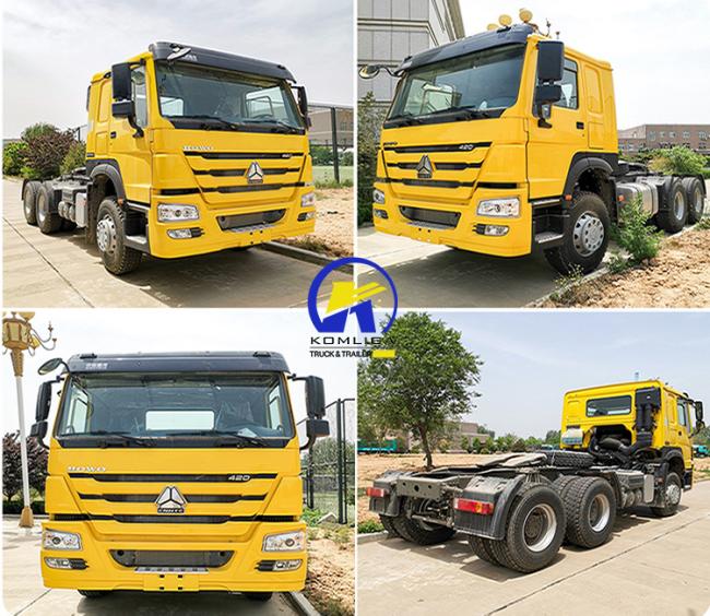 Used Right Hand Sinotruk HOWO Trailer Head Tractor Truck Ethiopia Truck