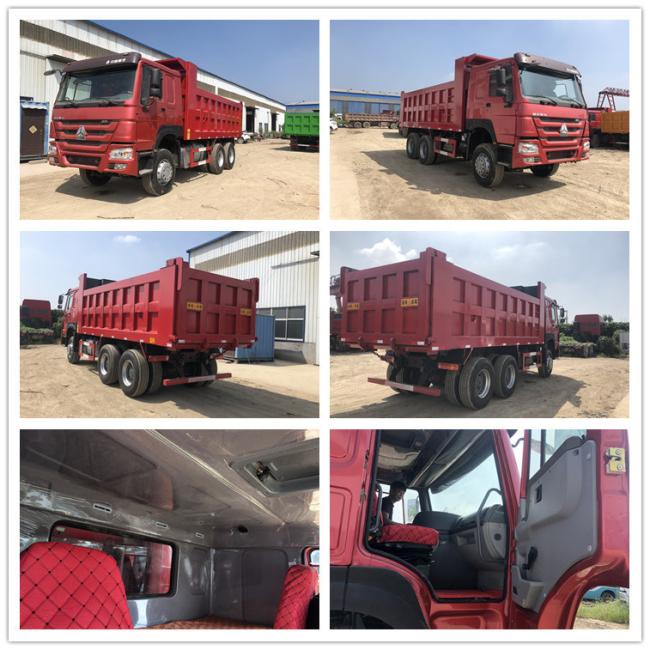 HOWO 375HP 371HP 2016 Used Sino Dump Truck LHD Rhd