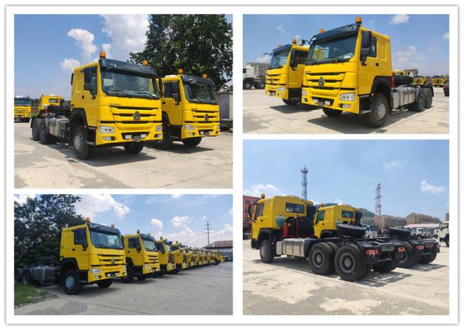 Used HOWO 3 Axle 6X4 Tractor Head Truck