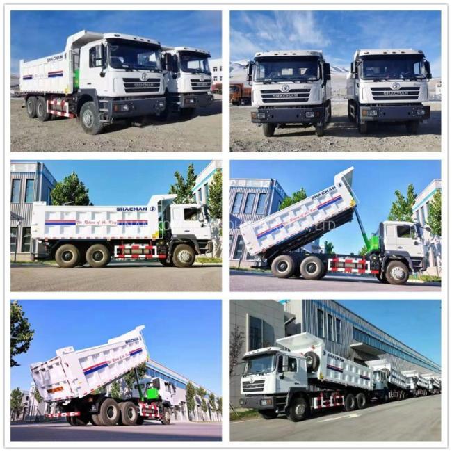 F3000 Shacman Sinotruck 30t Dump Truck 336HP 6*4 6 Wheels Dumper Rhd LHD