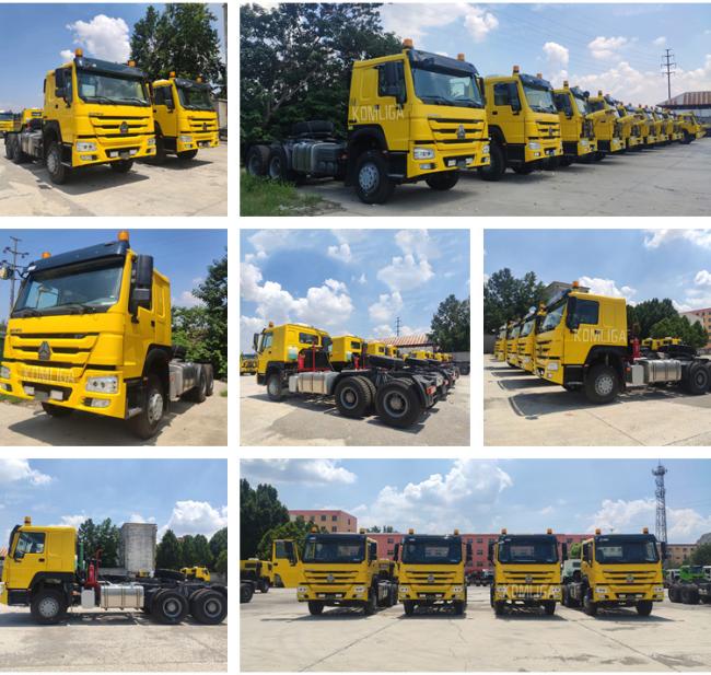 a Level Used 6X4 10 Tires 30-40 Tons Sinotruck HOWO Towing Head Tractor Truck
