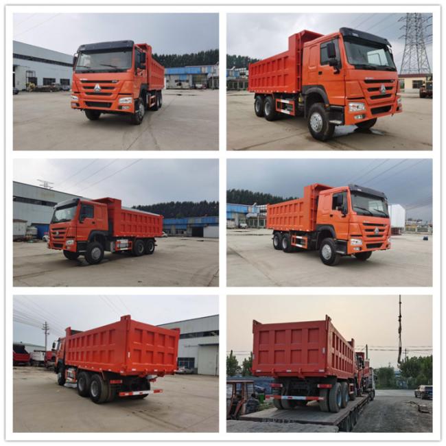 Excellent Condition Used Sinotruk HOWO 375HP 6X4 Rhd Tipper Dump Truck Used Trucks for Africa Market