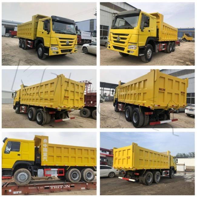 Excellent Condition Used Sinotruk HOWO 371HP 375HP 6X4 Tipper Dump Truck Used Trucks for Africa Market