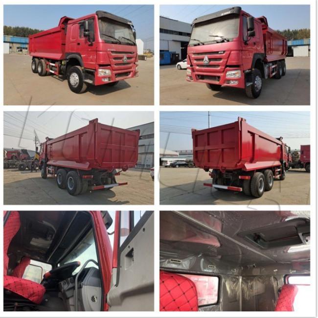 Good Condition Used Sinotruk HOWO 375HP 6X4 U Shape Tipper Dump Truck Used Trucks
