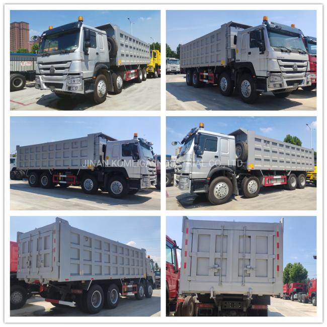Low Price Second Hand 8X4 40-50tons Dump Tipper Truck