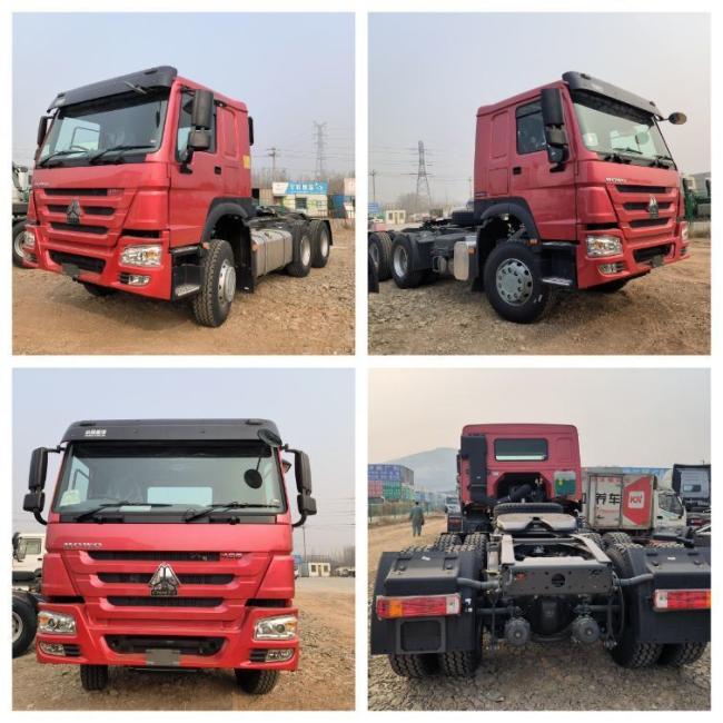 Cheap Tractor Truck Sinotruk HOWO T7 Hohan 6X4 10wheel 371HP 380HP 400HP New and Used Good Condition Trailer Tractor Truck Price for Sale