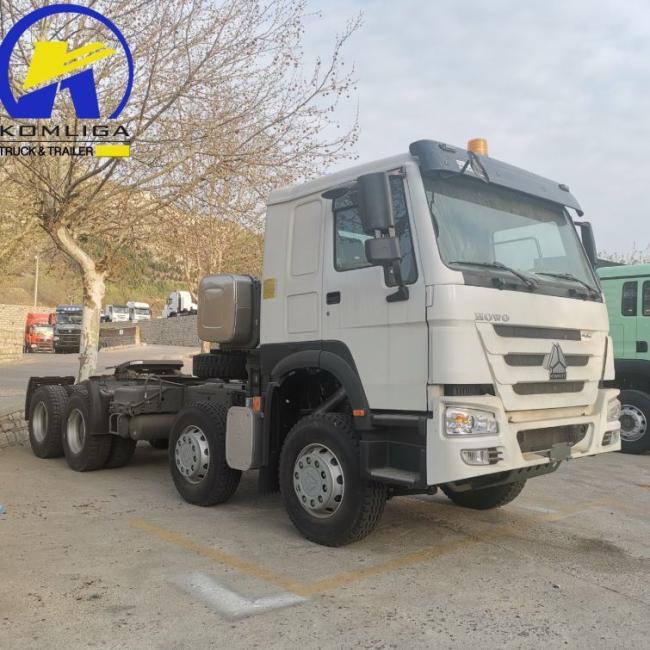 Used Secondhand Good Condition Sinotruk HOWO 8X4 12wheel 380HP 400HP 430HP Heavy Duty New Tractor Truck Price for Sale