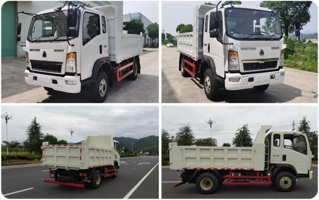 Chinese HOWO Dumper Mini Truck 4X4 for Sale