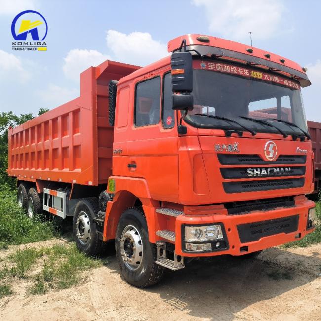 New and Used Shacman 8X4 12 Wheels Tipper Truck to Africa