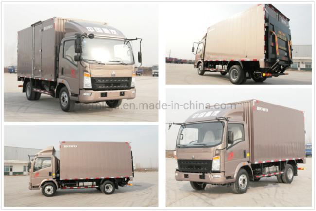 Sinotruk HOWO Hohan Cdw 4X2 Mini Van Box Cargo 3 Ton Dump Truck