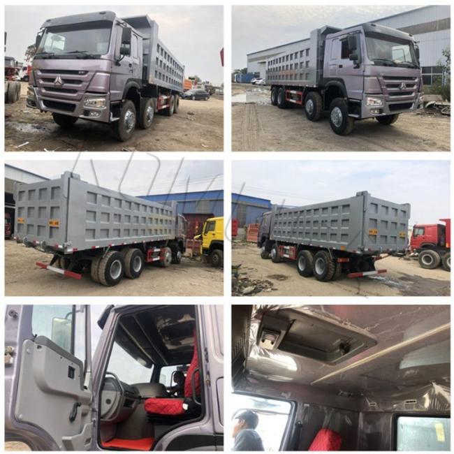 China Used Tipper Trucks Heavy Duty Sinotruk 8*4 HOWO Dump Truck for Sale