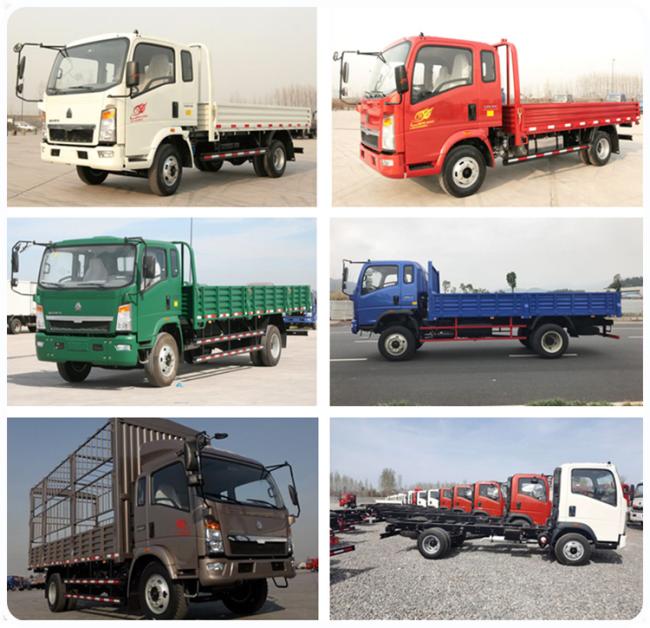 Sinotruk HOWO 6 Wheels 4X2 Cargo Dump Mini Truck Light