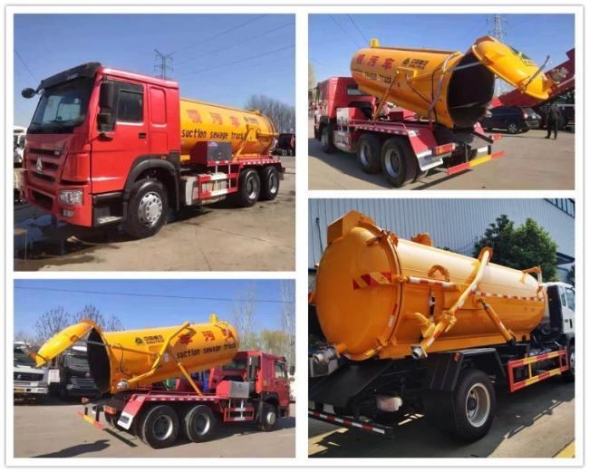 Sinotruk HOWO 10 Wheel 6X4 371HP 20cbm Septic Tank Truck for Sale