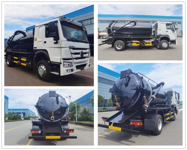 Chinese Cheap Price 6X4 336HP Used Septic Tank Trucks for Sale