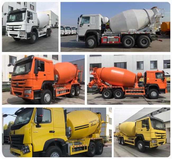 Sinotruck HOWO Shacman 3 Cubic Meters 8 Cubic Meters Concrete Mixing Truck