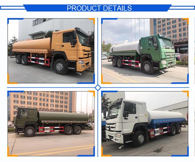 Sinotruck HOWO 6X4 Heavy Duty 10000 12000 Liter Water Truck for Sale