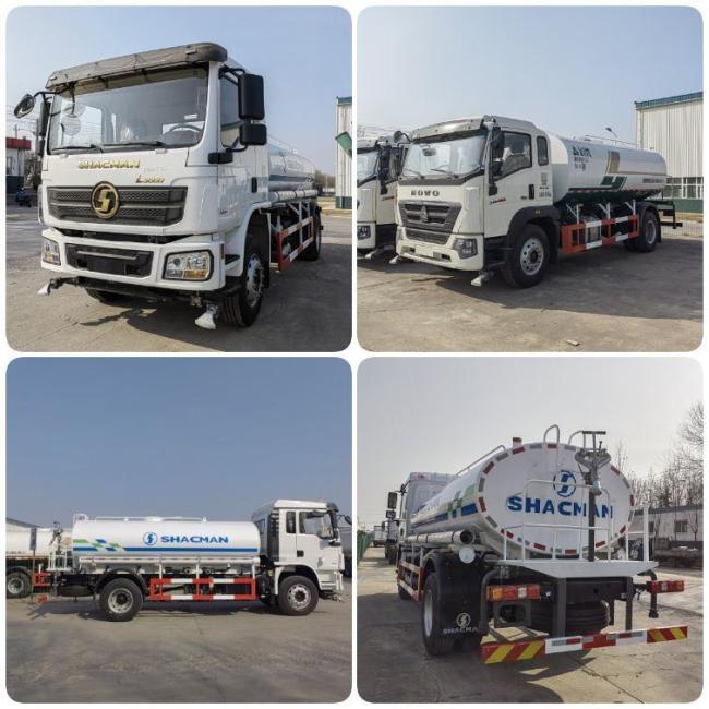 Cheap Sinotruk HOWO Shacman Fuel Tanker Truck Secondhand Water Tanker Truck Price for Sale