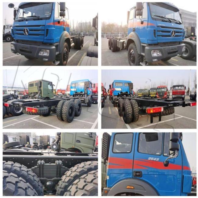 6X4 North Benz Beiben10 Tires Truck Chassis