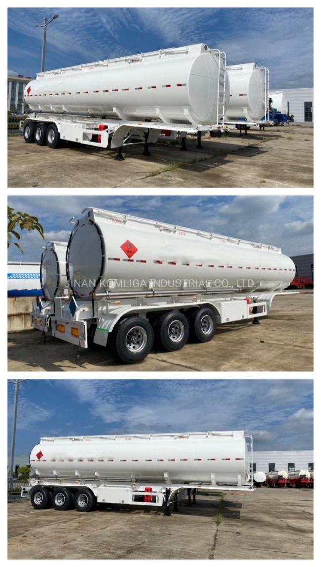 China 45000 Litres Water Palm Oil Fuel Tank Tanker Semi Trailers
