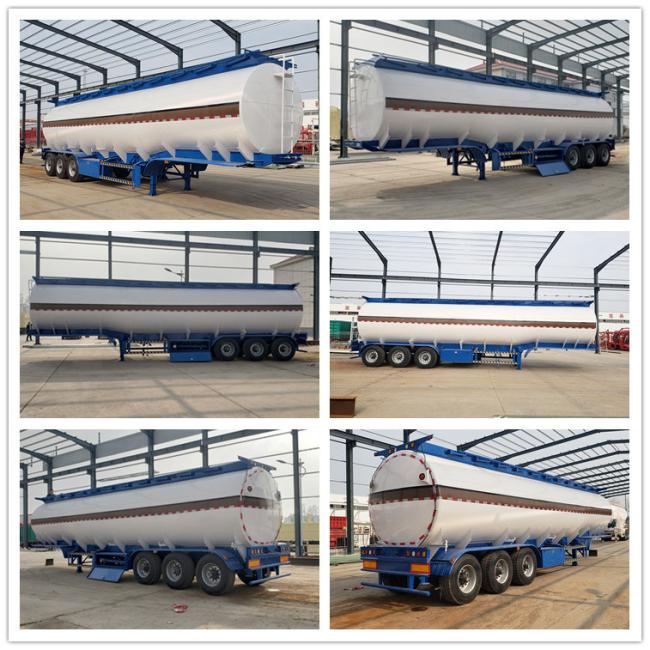New 3 Axles 4 Axle 40-80tons Fuel Tank Trailer