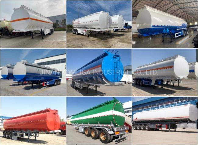 2/3 Axle Heavy Oil Fuel Tank Semi Trailer for Tractor Truck