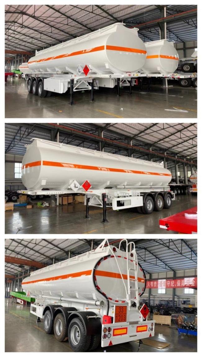 3 Axles 40000L/42000L/45000L/48000L/50000L Aluminum Steel Petroleum/Diesel/Fuel/Crude Oil/Milk/Water/Gasoline Tanker Trailer Tank Truck Trailer