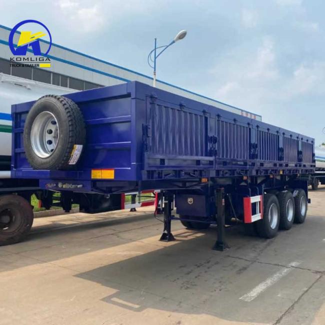 Sino 3 Axles 80t Cargo Semi Trailer Heavy Duty Trailer